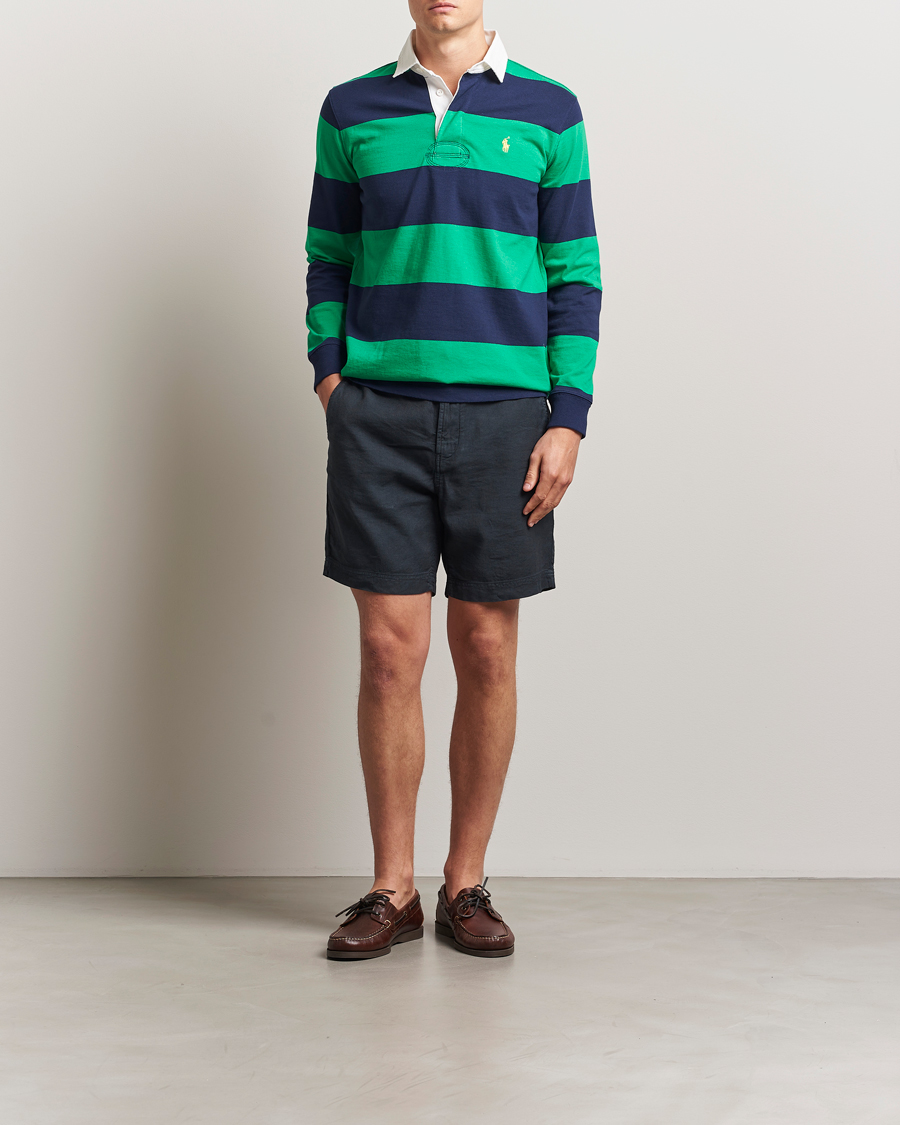 Men | Shorts | Morris | Fenix Linen/Cotton Shorts Blue