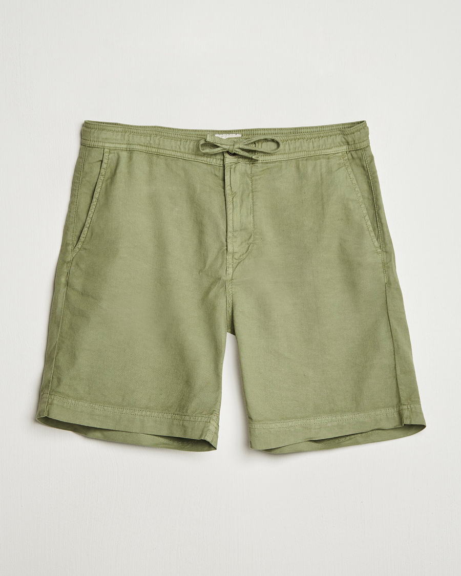 Men | Shorts | Morris | Fenix Linen/Cotton Shorts Olive