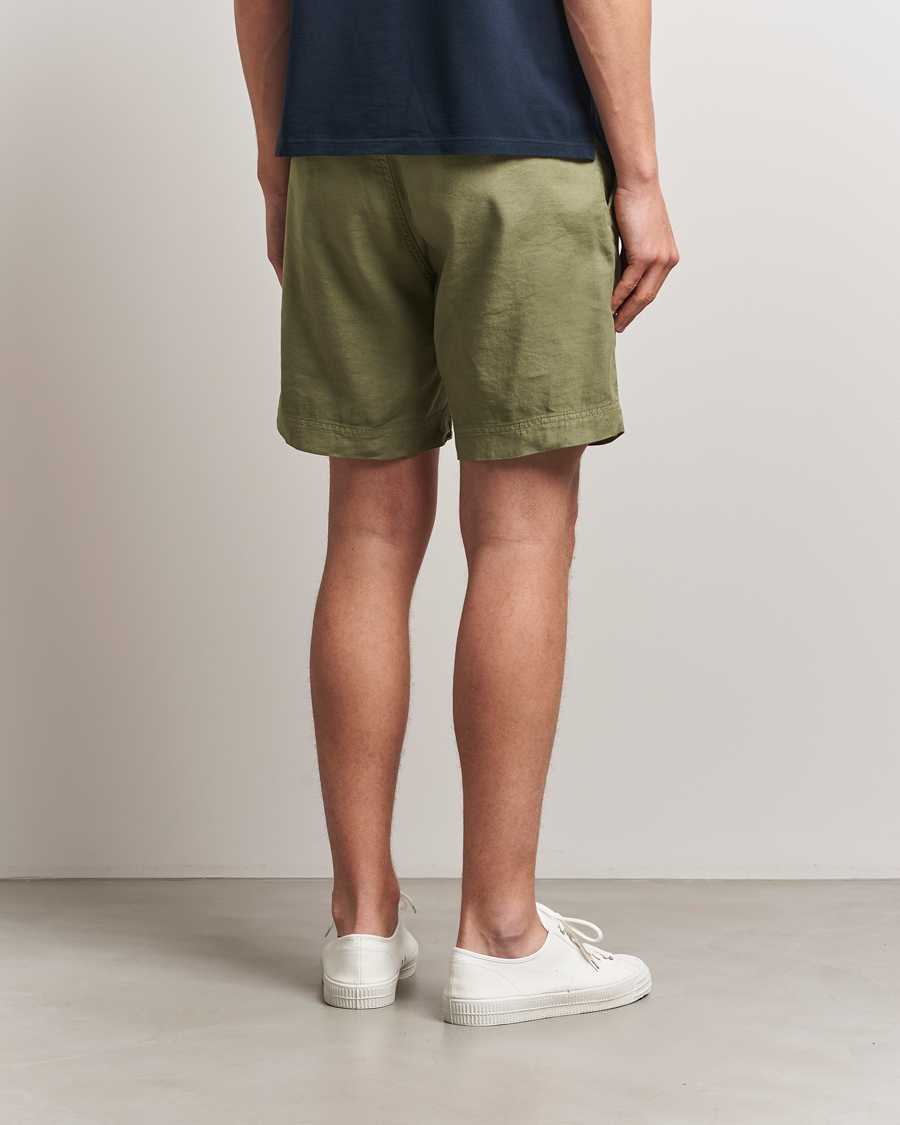 Men | Shorts | Morris | Fenix Linen/Cotton Shorts Olive