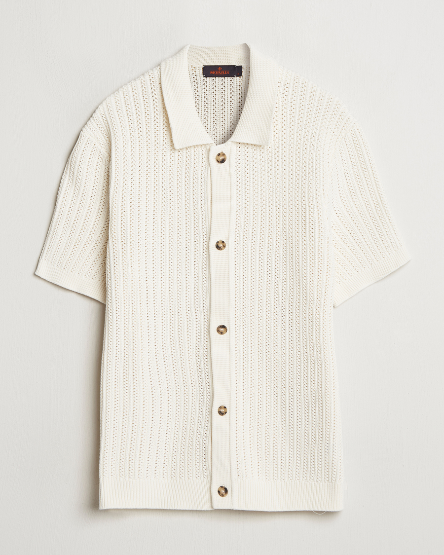 Men | Shirts | Morris | Connors Short Sleeve Shirt Off White