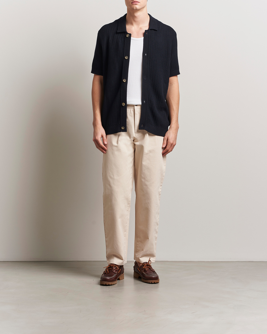 Men | Shirts | Morris | Connors Short Sleeve Shirt Old Blue