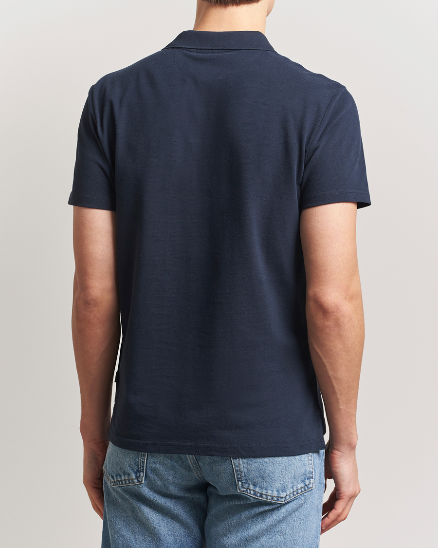 Men | Polo Shirts | Morris | Dylan Pique Shirt Old Blue