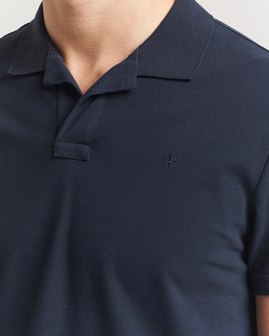 Men | Polo Shirts | Morris | Dylan Pique Shirt Old Blue