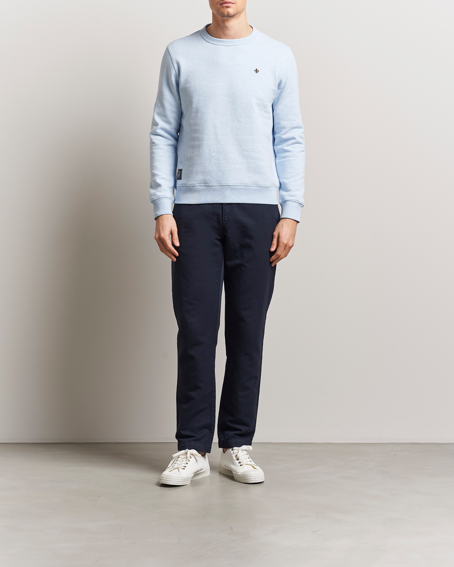 Men | Sweaters & Knitwear | Morris | Brandon Lily Sweatshirt Light Blue
