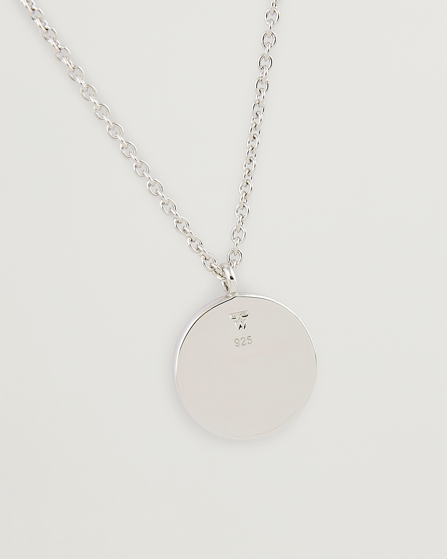 Men | Jewellery | Tom Wood | Coin Pendand Necklace Silver