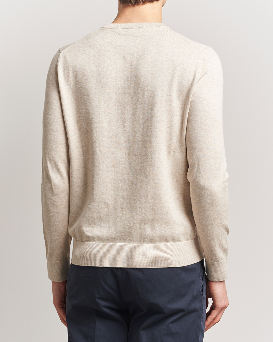 Men | Sweaters & Knitwear | Morris | Riley Cotton O-Neck Khaki