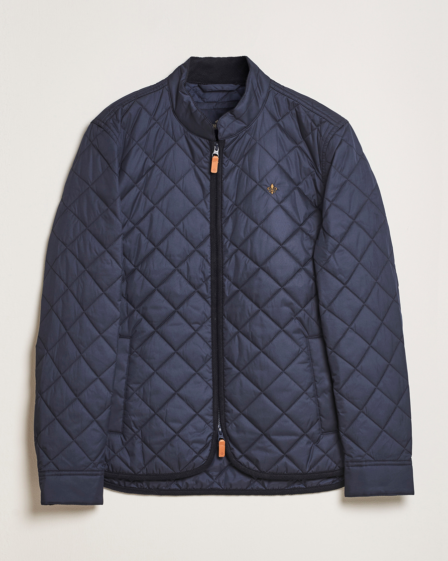 Men | Coats & Jackets | Morris | Teddy Quilted Jacket Navy