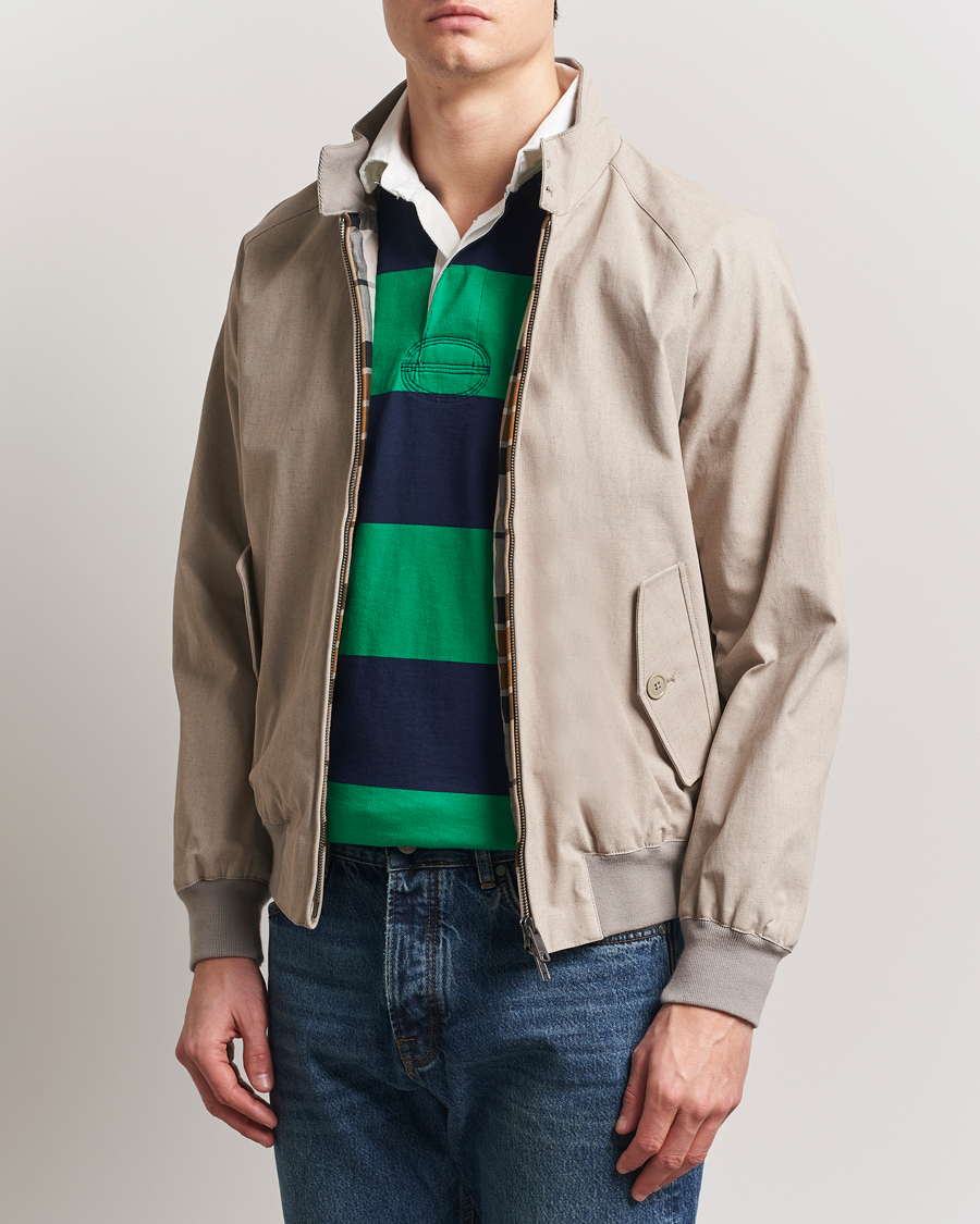 MARGARET HOWELL BARACUTA G9 ベージュ 2 Baracuta Tent Cloth Coated Cotton/Linen G9 Jacket Beige at