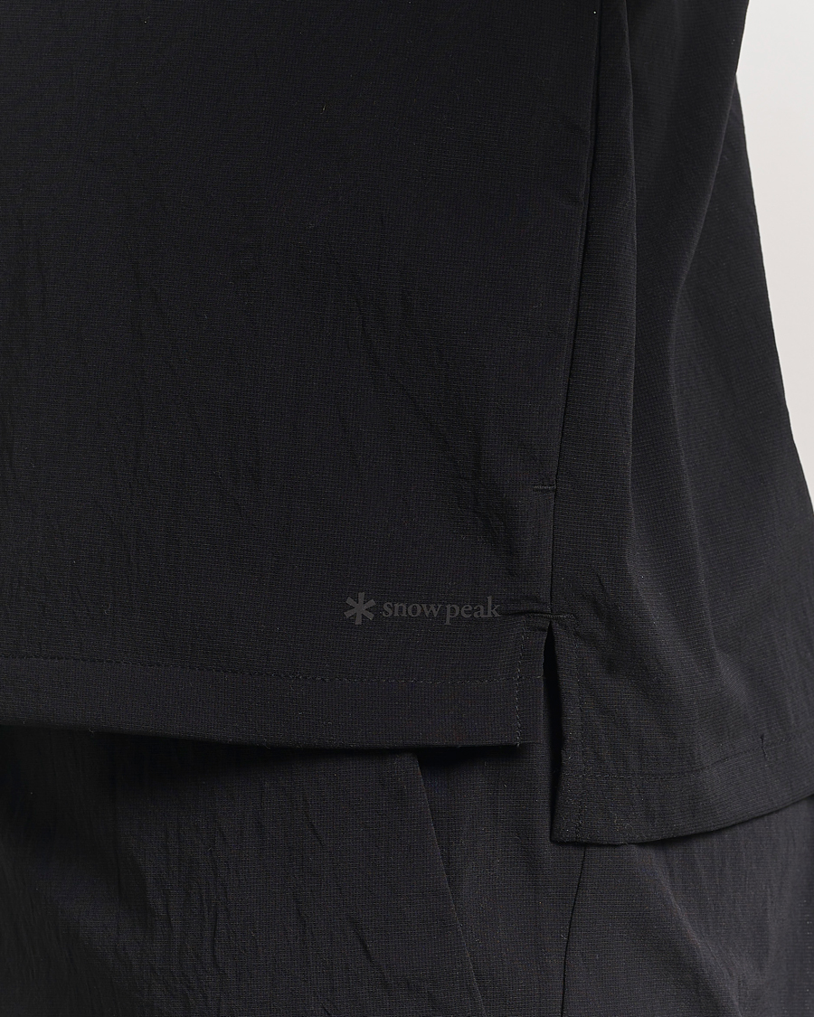 Men | Shirts | Snow Peak | Quick Dry Shirt Black