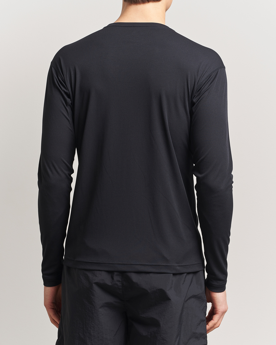 Men | T-Shirts | Snow Peak | Power Dry Long Sleeve T-Shirt Black