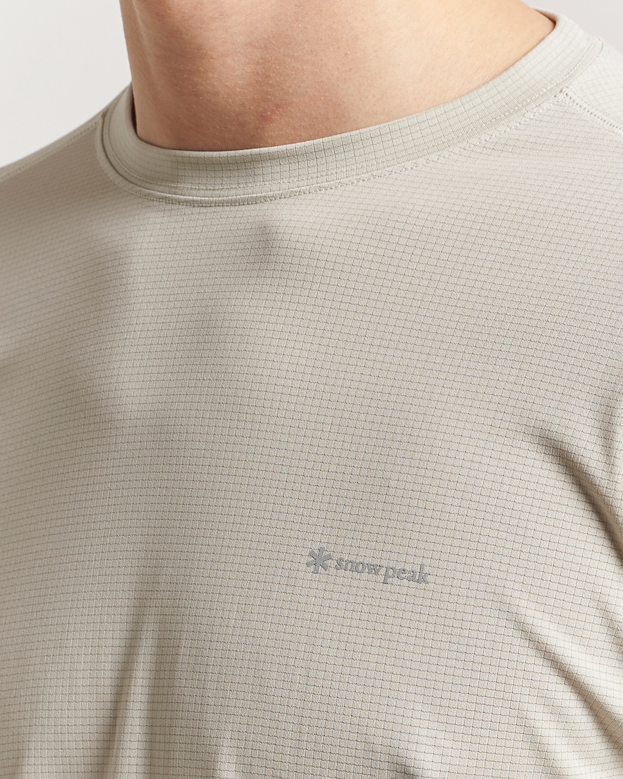 Men | T-Shirts | Snow Peak | Power Dry Long Sleeve T-Shirt Ivory