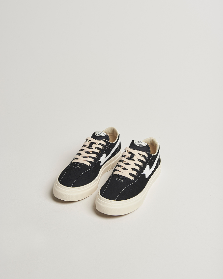 Men | Sneakers | Stepney Workers Club | Dellow S-Strike Cupsole Canvas Sneaker Black/White
