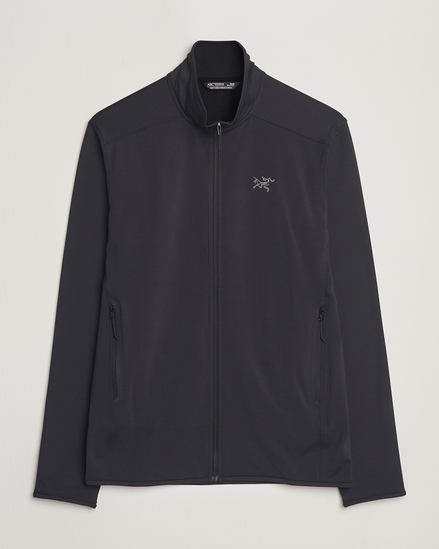 Men | Sweaters & Knitwear | Arc'teryx | Kyanite Lightweight Full Zip Black