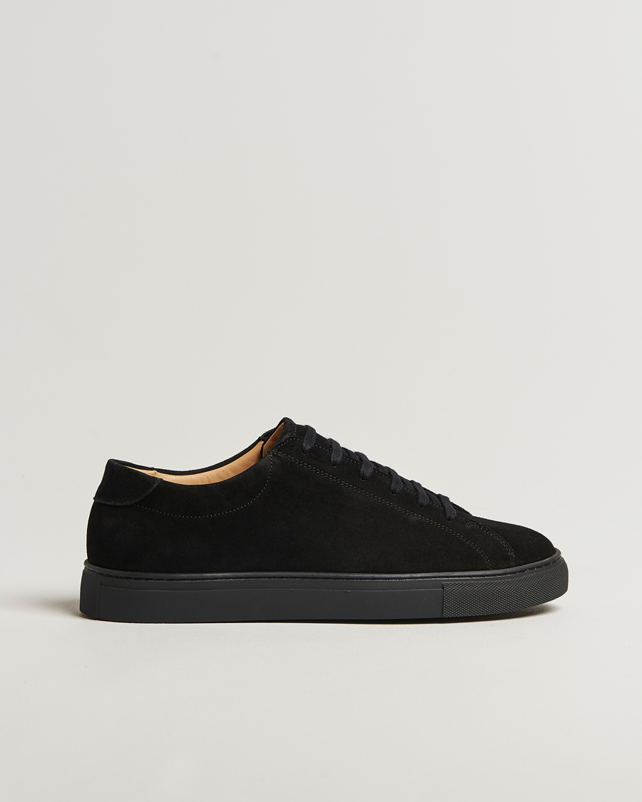 Men | Sneakers | Myrqvist | Oaxen Monochrome II Sneaker Black Suede