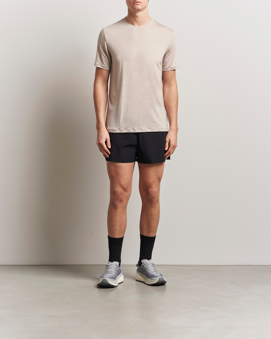 Men | T-Shirts | Houdini | Tree Tencel T-Shirt Sandstorm