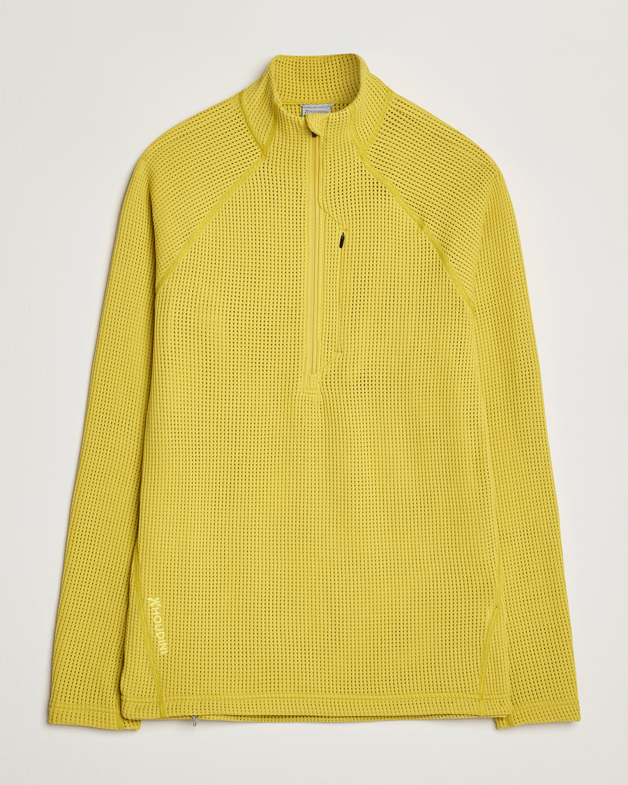 Men | Sweaters & Knitwear | Houdini | Pace Flow Half Zip Be The Light Green