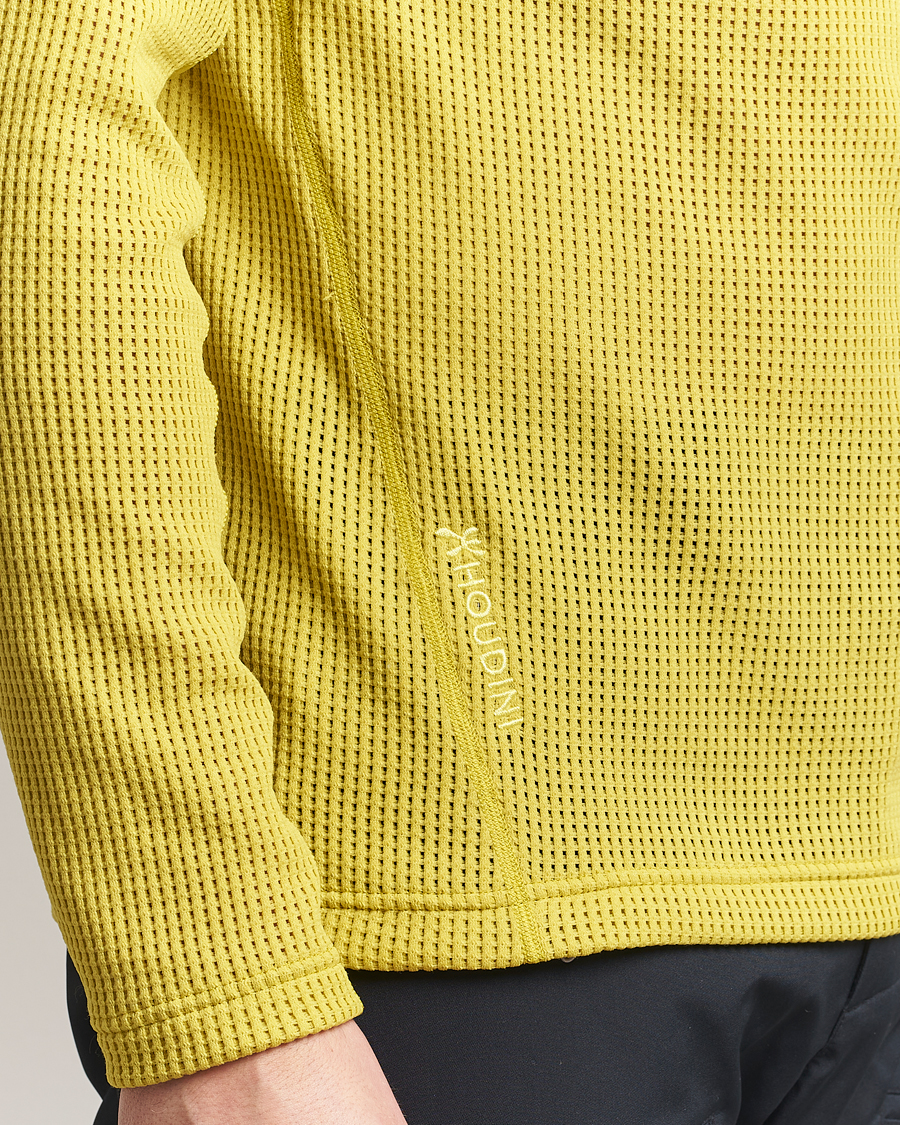 Men | Sweaters & Knitwear | Houdini | Pace Flow Half Zip Be The Light Green