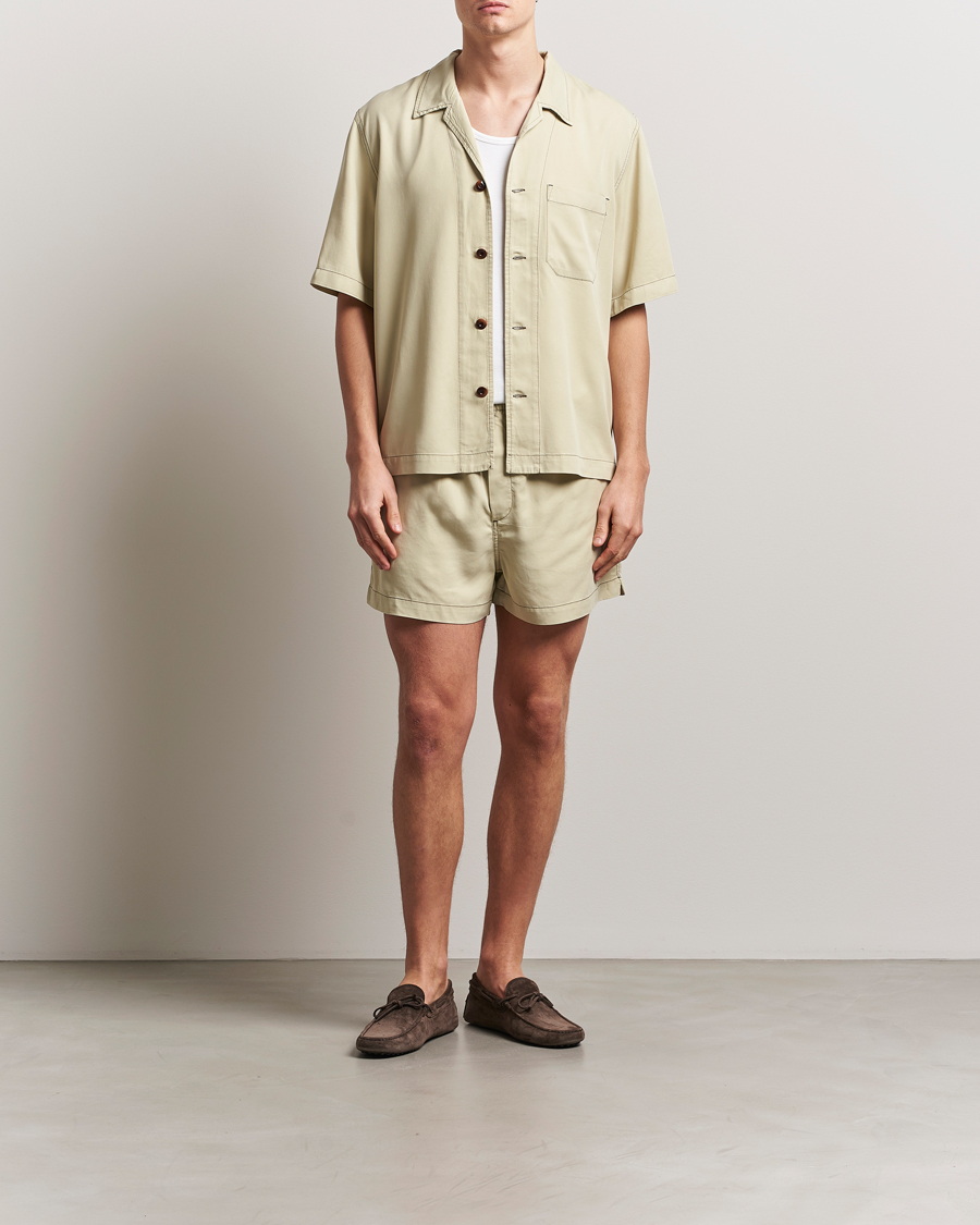 Men | Shirts | CDLP | Pool Shirt Lemongrass