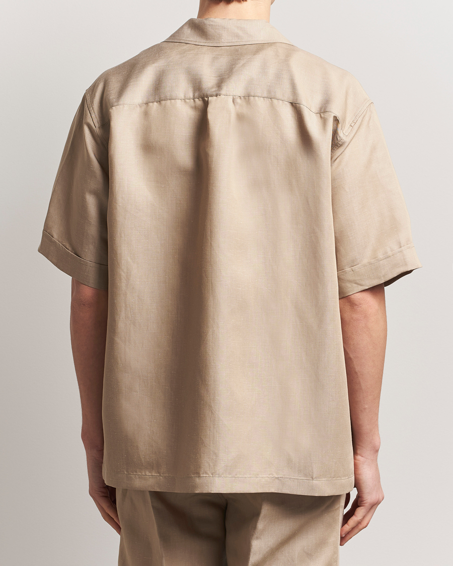 Men | Shirts | CDLP | Camp Collar Shirt Hazel Beige
