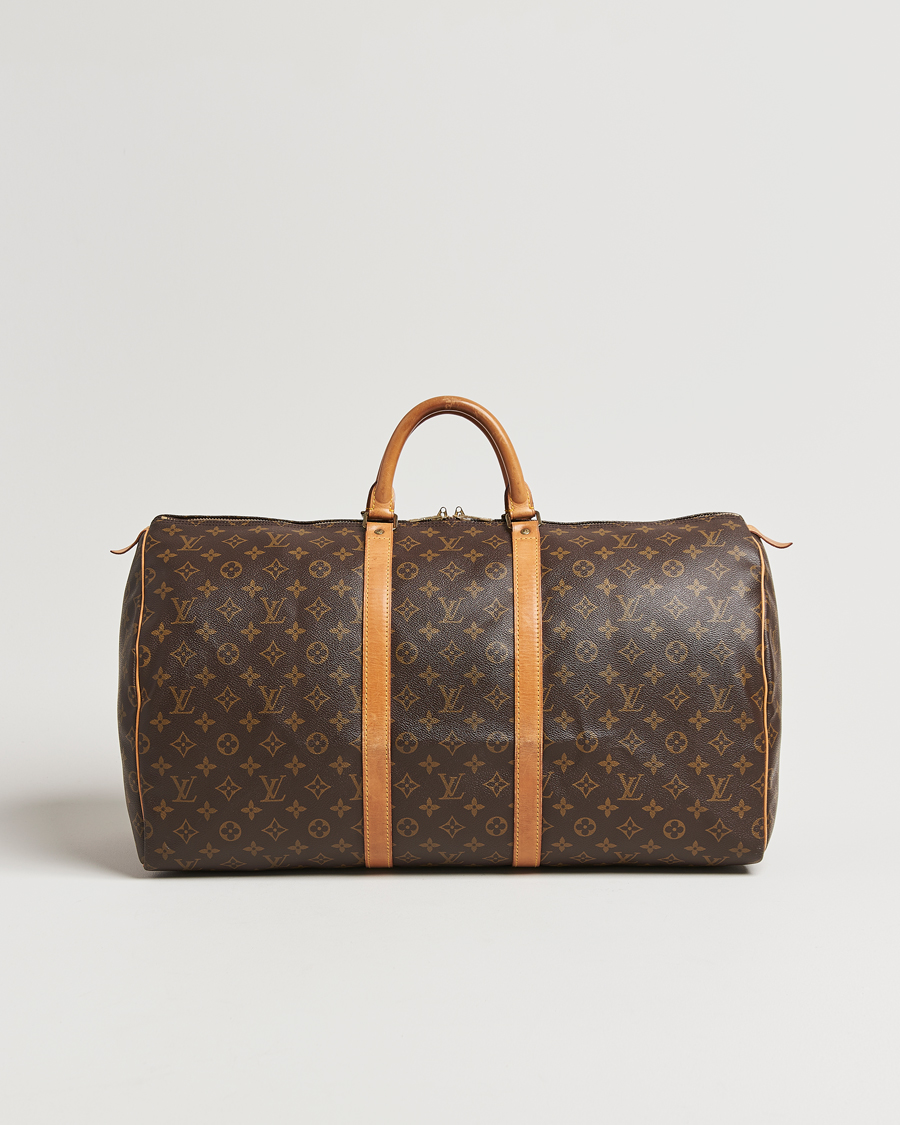 Men | Louis Vuitton Pre-Owned Keepall 55 Monogram | Louis Vuitton Pre-Owned | Keepall 55 Monogram
