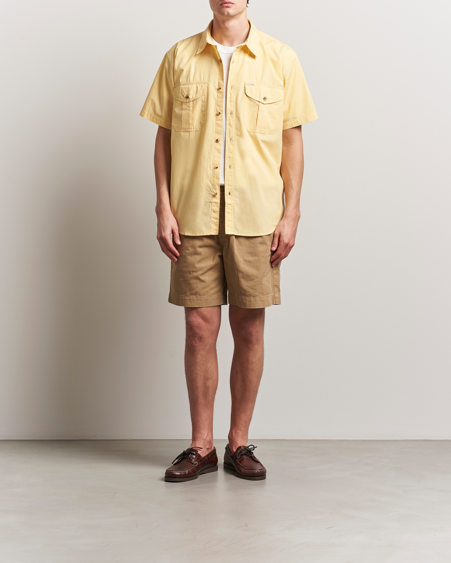 Men | Shirts | Filson | Washed Short Sleeve Shirt Straw