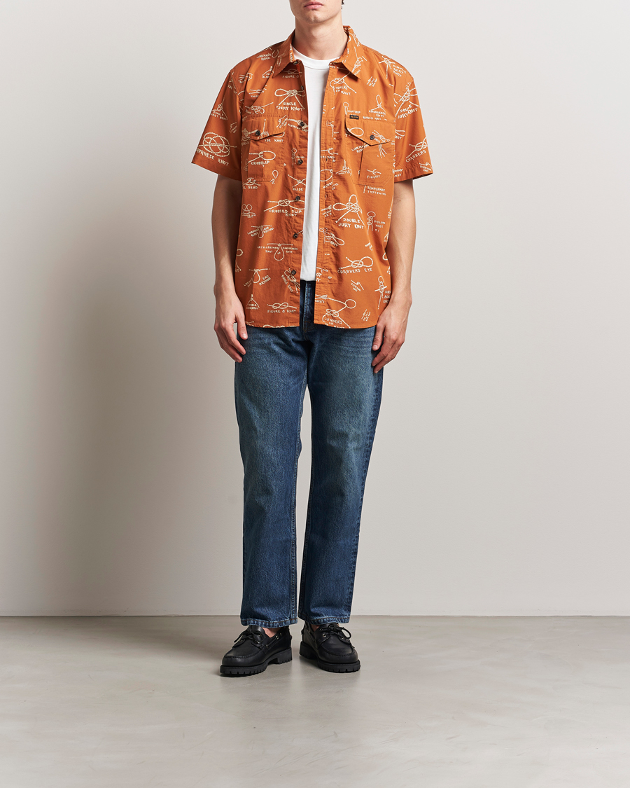 Men | Shirts | Filson | Washed Short Sleeve Shirt Bourbon