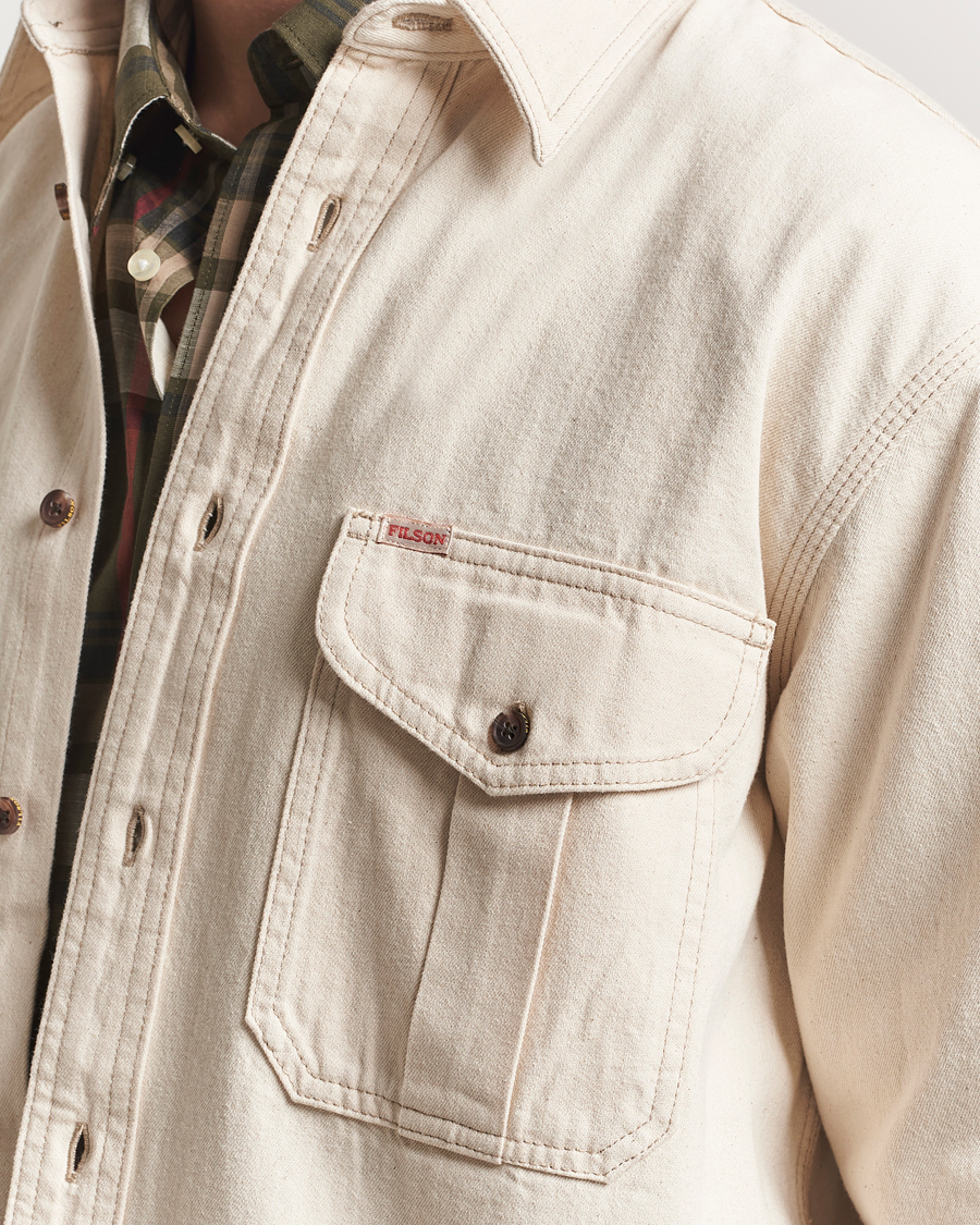 Men | Shirts | Filson | Denim Guide Shirt Natural Seed