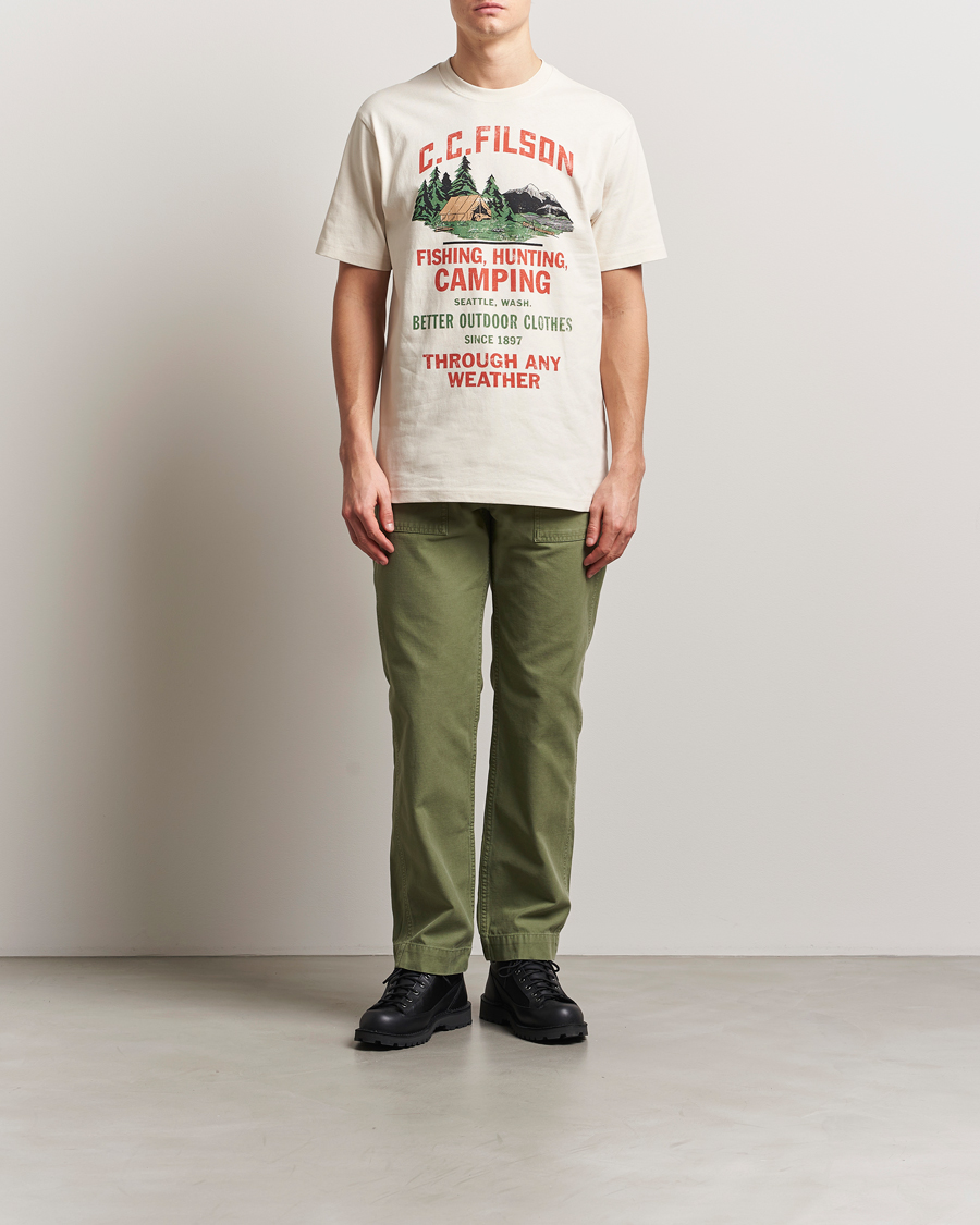 Men | T-Shirts | Filson | Frontier Graphic T-Shirt Birch