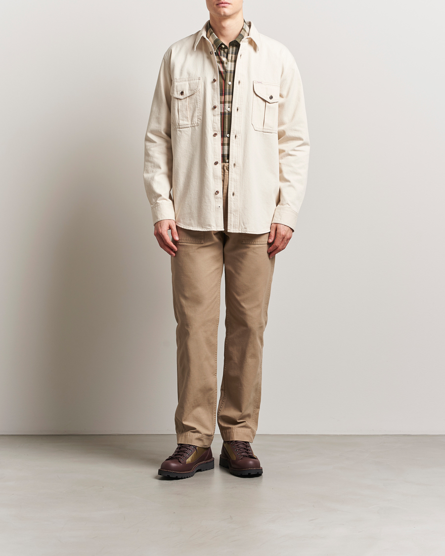 Men | Trousers | Filson | Field Supply Pants Grey Khaki