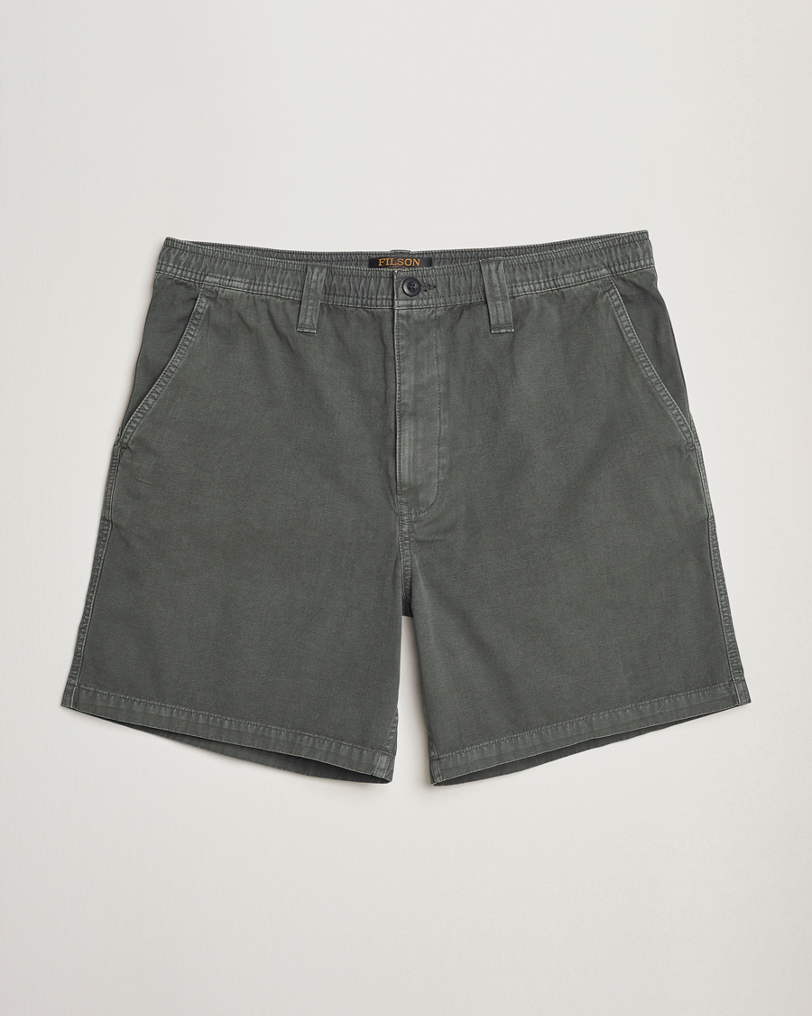 Men | Filson Oakville Canvas Shorts Gravel | Filson | Oakville Canvas Shorts Gravel