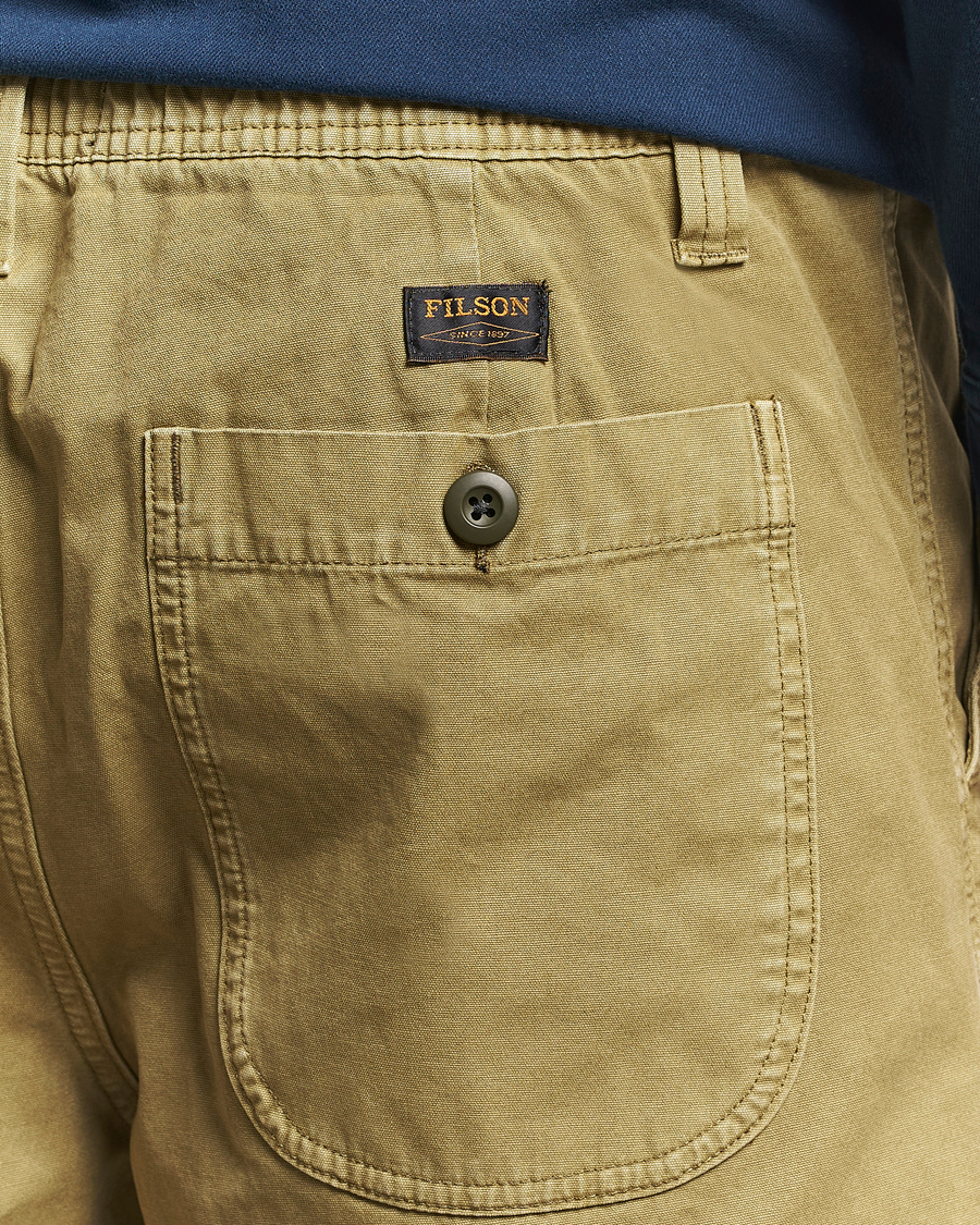 Men | Shorts | Filson | Oakville Canvas Shorts Slate Olive