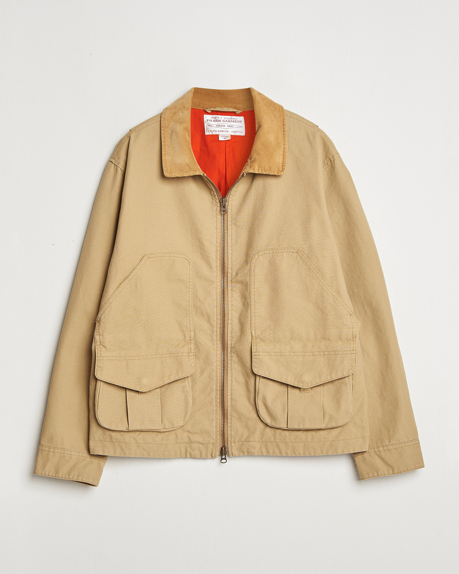 Filson Dry Tin Hunt Jacket Tan at CareOfCarl.com