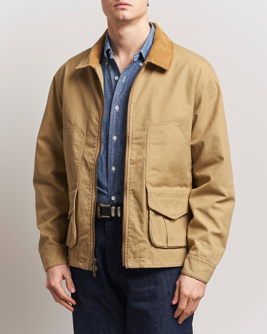ジャケット・アウター FILSON hunting jacket ITALY COLLECTION Lined Tin Cloth Field Jacket - Dark Tan | Filson