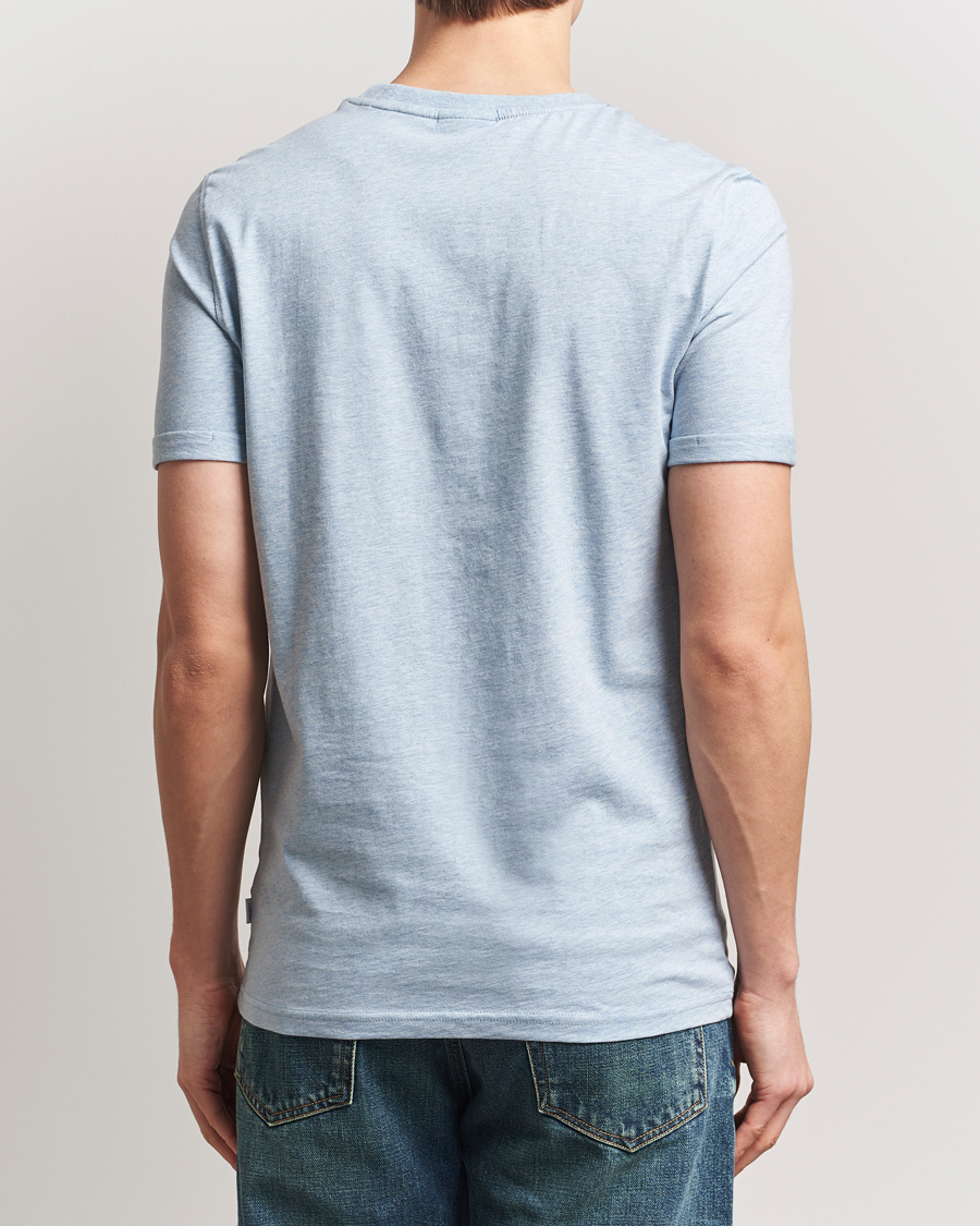 Men | T-Shirts | LES DEUX | Nørregaard Tonal T-Shirt Xenon Blue Melange