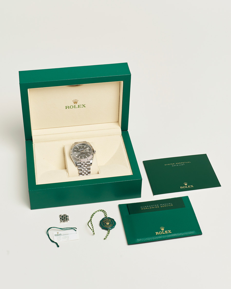 Men | Rolex Pre-Owned Datejust 41 Rhodium | Rolex Pre-Owned | Datejust 41 Rhodium