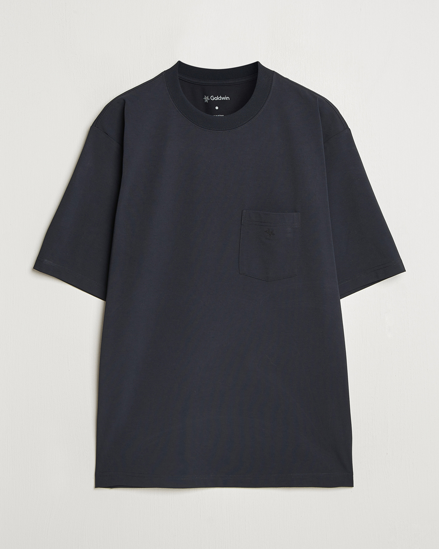 Men | T-Shirts | Goldwin | Oversize Pocket T-Shirt Black