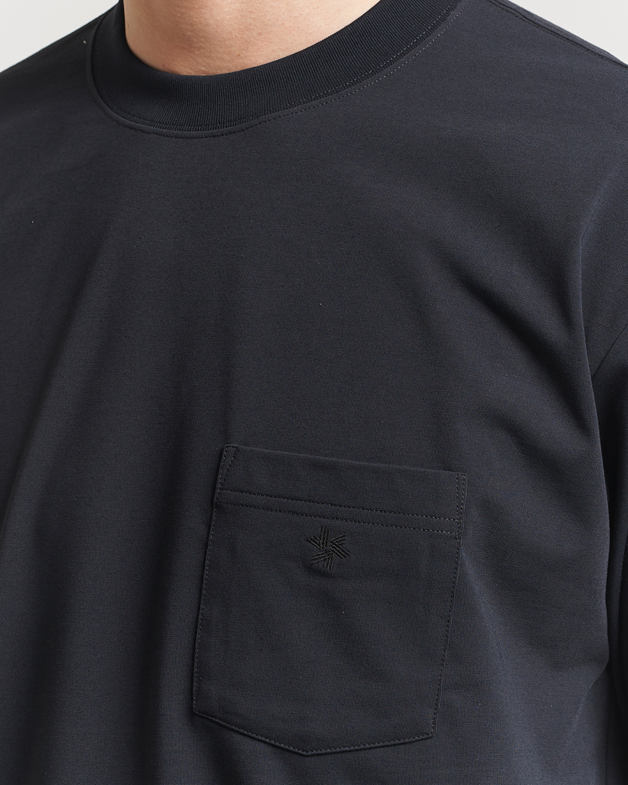 Men | T-Shirts | Goldwin | Oversize Pocket T-Shirt Black