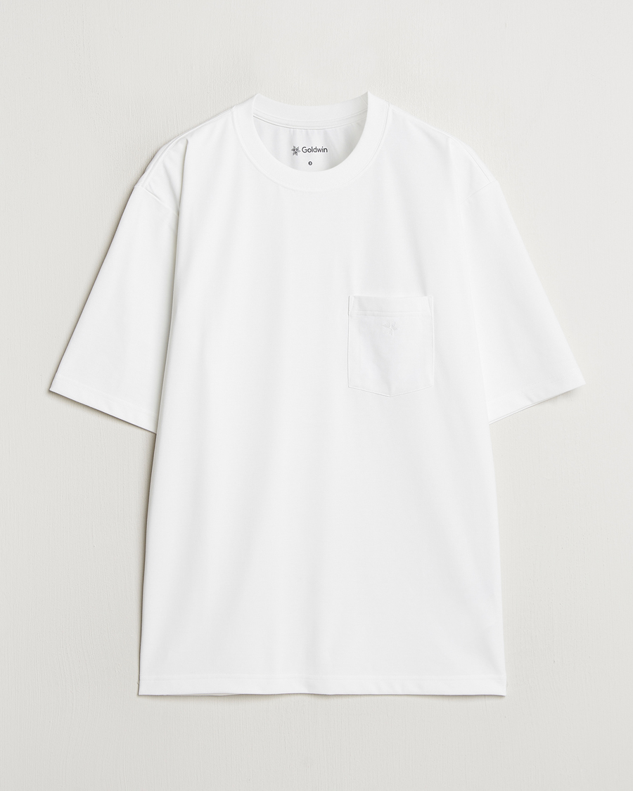 Men | T-Shirts | Goldwin | Oversize Pocket T-Shirt White