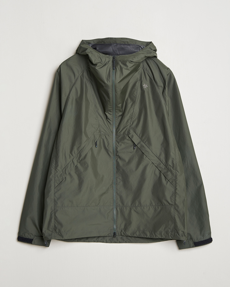 Men | Coats & Jackets | Goldwin | Rip-Stop Hooded Jacket Dark Olive