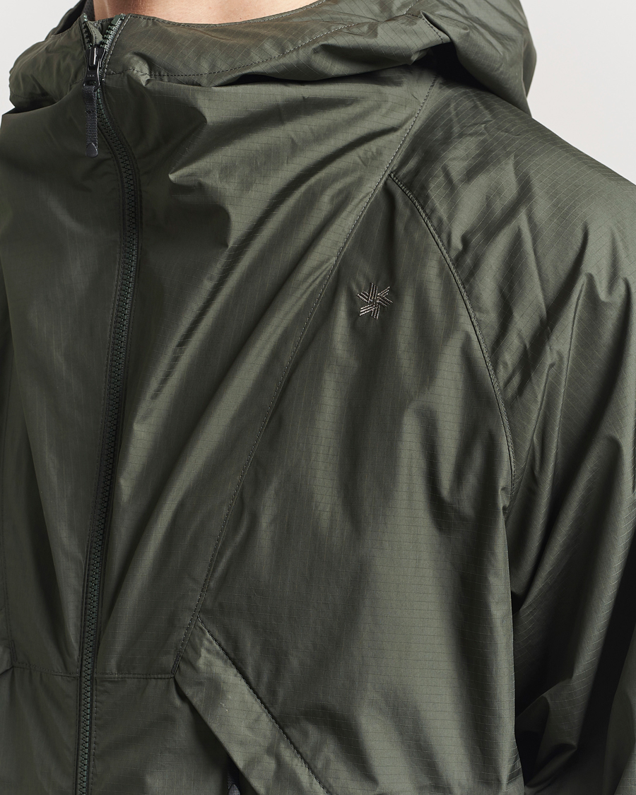 Men | Coats & Jackets | Goldwin | Rip-Stop Hooded Jacket Dark Olive