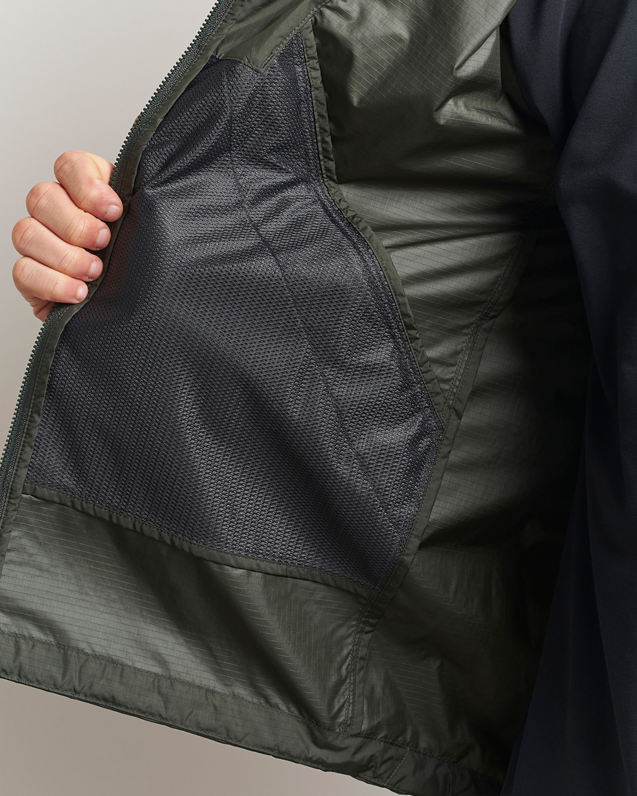 Men | Coats & Jackets | Goldwin | Rip-Stop Hooded Jacket Dark Olive