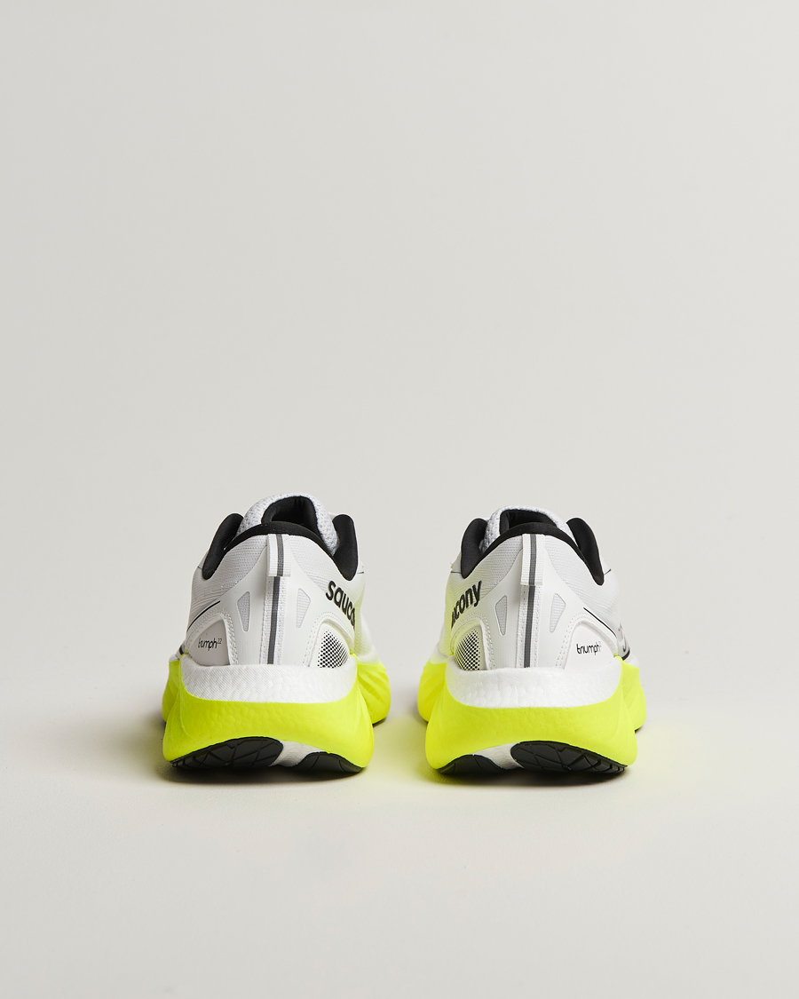 Saucony Triumph 22 White/Citron at CareOfCarl.com