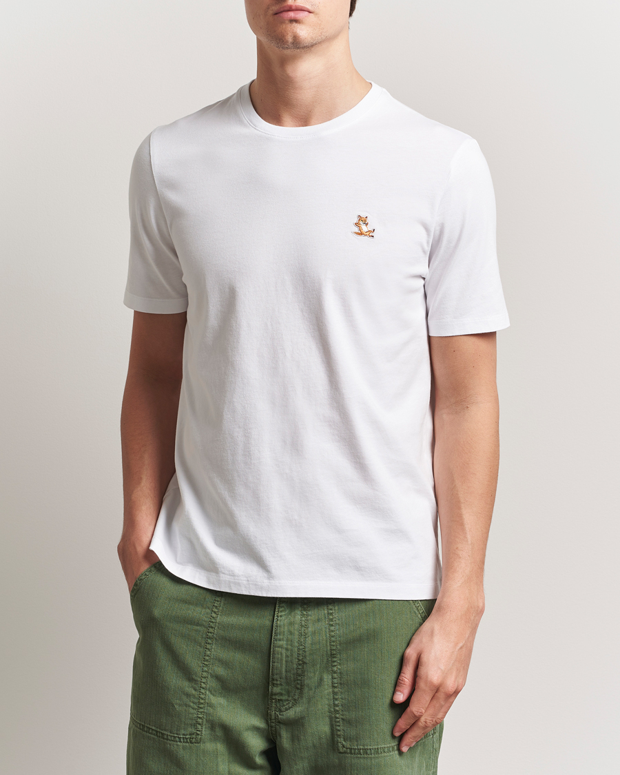 Maison Kitsuné Chillax Fox T-Shirt White at CareOfCarl.com