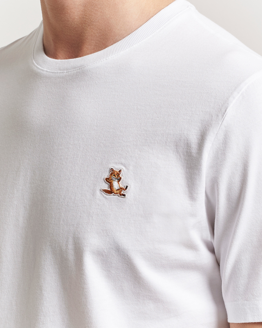 Maison Kitsuné Chillax Fox T-Shirt White at CareOfCarl.com
