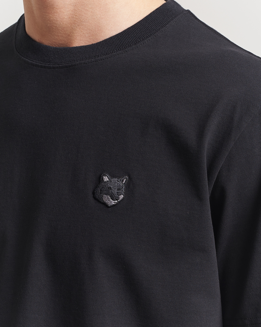 Men | T-Shirts | Maison Kitsuné | Tonal Fox Head T-Shirt Black