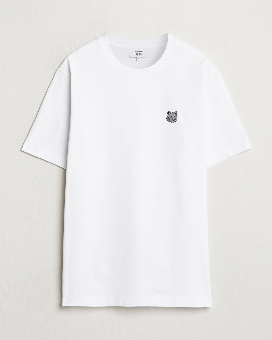 Men | T-Shirts | Maison Kitsuné | Bold Fox Head T-Shirt White