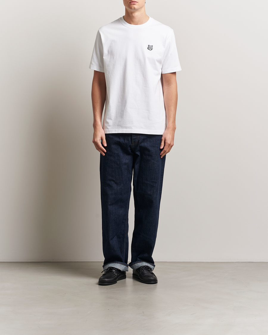 Men | T-Shirts | Maison Kitsuné | Bold Fox Head T-Shirt White