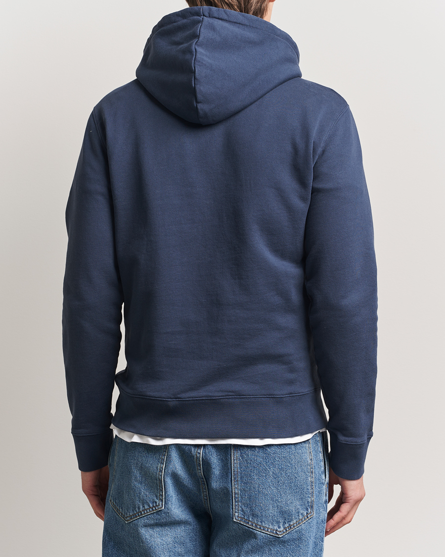 Men | Sweaters & Knitwear | Maison Kitsuné | Chillax Hoodie Ink Blue