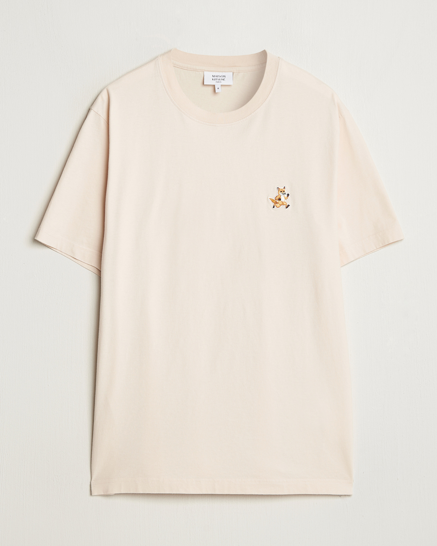 Men | T-Shirts | Maison Kitsuné | Speedy Fox T-Shirt Warm Stone
