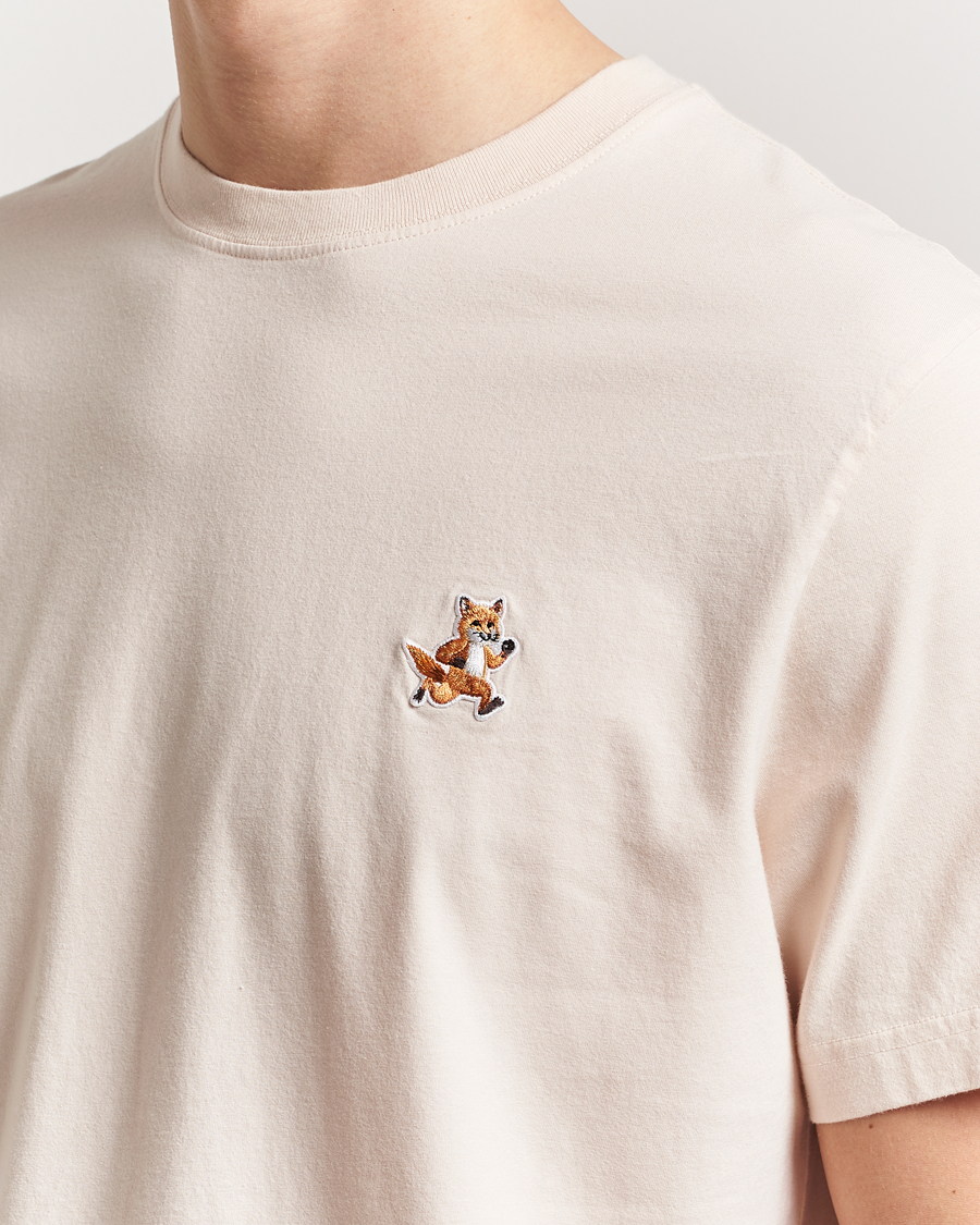 Men | T-Shirts | Maison Kitsuné | Speedy Fox T-Shirt Warm Stone